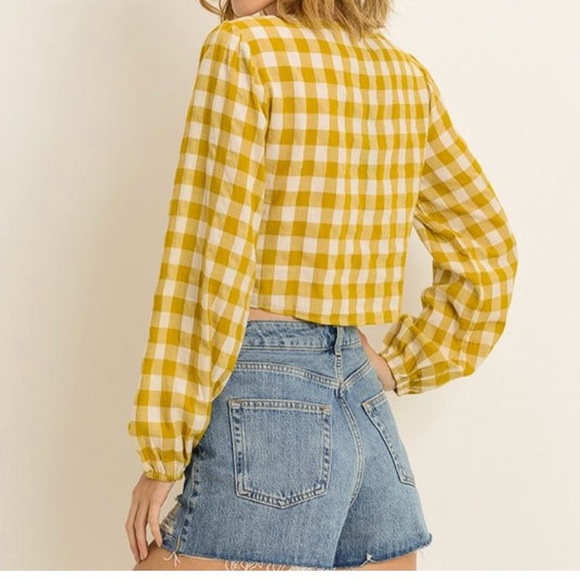 Double knot gingham top - Picture 2 of 2